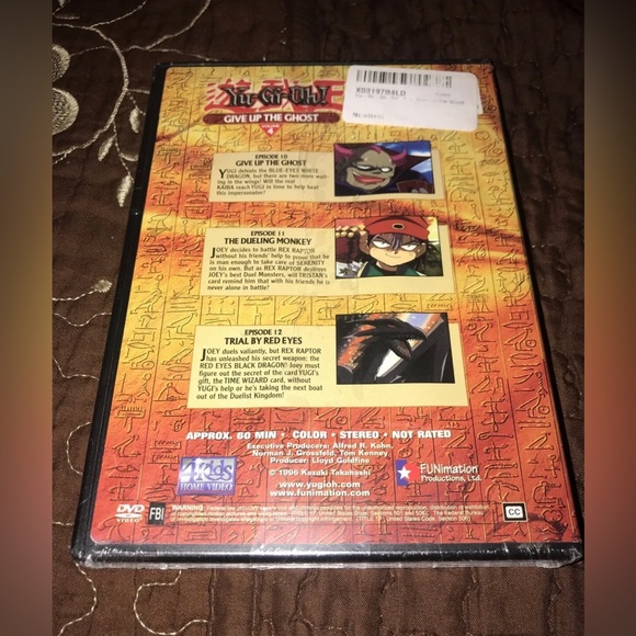 YU-GI-OH GIVE UP the GHOST VOLUME 4 Three Episodes The Dueling Monkey SEALED - Picture 2 of 6